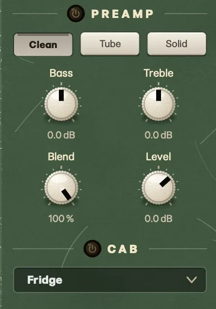 Per-Band Preamp